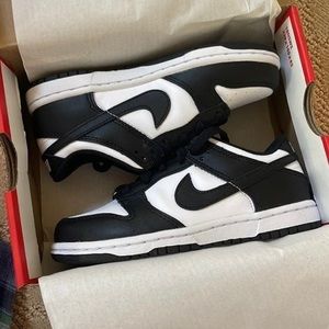 Nike Dunk Low Top black and White Panda Retro
Women's Sneaker.
